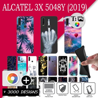 Silicone personnalisée Alcatel 3x 5048Y