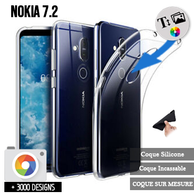 Silicone personnalisée Nokia 7.2