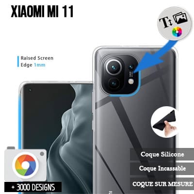 Silicone personnalisée Xiaomi Mi 11