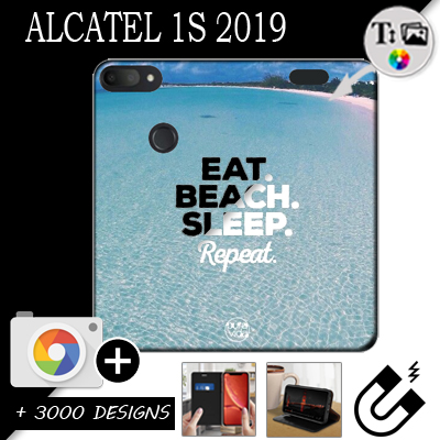 acheter etui portefeuille Alcatel 1S 2019