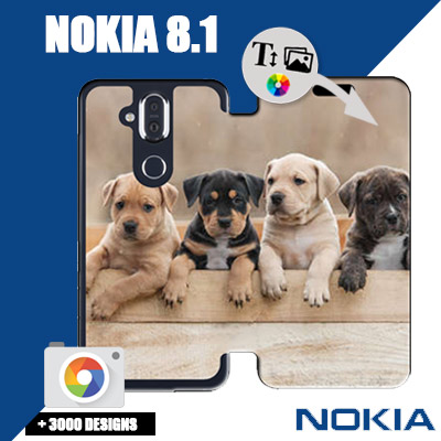 Housse portefeuille personnalisée Nokia 8.1 / Nokia X7 / Nokia 7.1 Plus