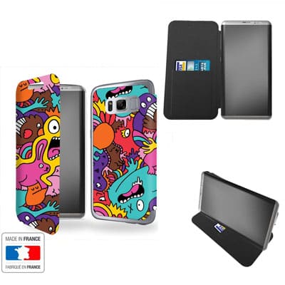 coque etui portefeuille samsung s8