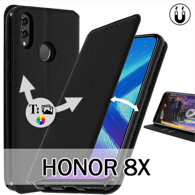 Housse portefeuille personnalisée Honor 8x / Honor 9x Lite