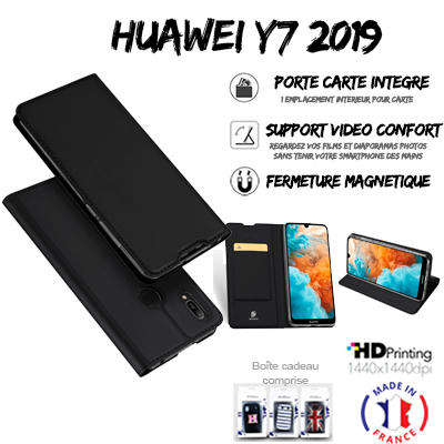 Housse portefeuille personnalisée Huawei Y7 2019 / Y7 Pro 2019 / Y7 Prime 2019 / Enjoy 9 / Honor 8c