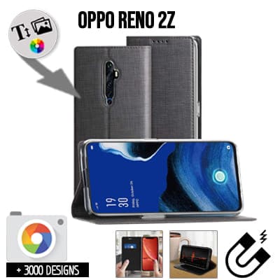 Housse portefeuille personnalisée OPPO Reno2 Z