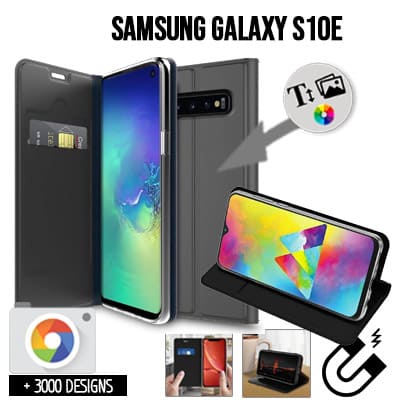 Housse portefeuille personnalisée Samsung Galaxy S10e