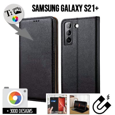 Housse portefeuille personnalisée Samsung Galaxy S21+