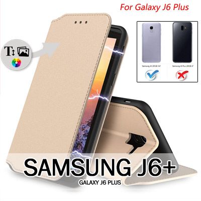 Housse portefeuille personnalisée Samsung Galaxy J6+