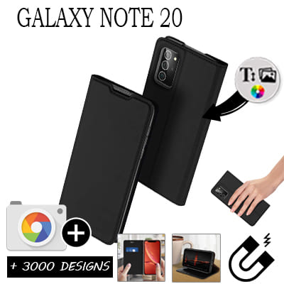 Housse portefeuille personnalisée Samsung Galaxy Note 20