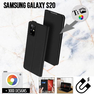 Housse portefeuille personnalisée Samsung Galaxy S20 / S20 5G