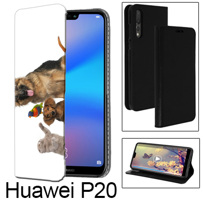 Housse portefeuille personnalisée Huawei P20