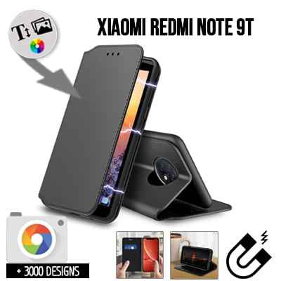 Housse portefeuille personnalisée Xiaomi Redmi Note 9T