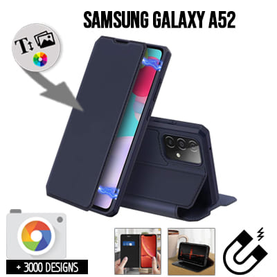 Housse portefeuille personnalisée Samsung Galaxy A52 4G / 5G