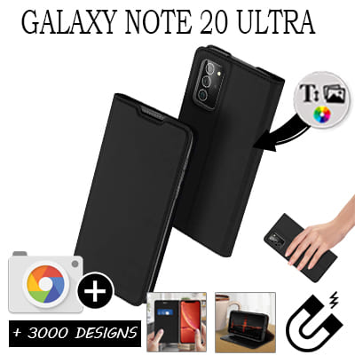 Housse portefeuille personnalisée Samsung Galaxy Note 20 Ultra