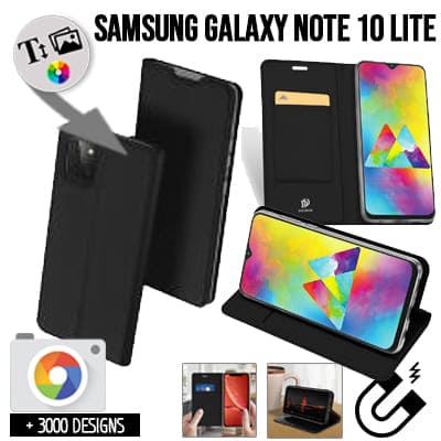 Housse portefeuille personnalisée Samsung Galaxy Note 10 Lite / M60S / A81