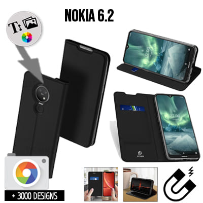 Housse portefeuille personnalisée Nokia 6.2