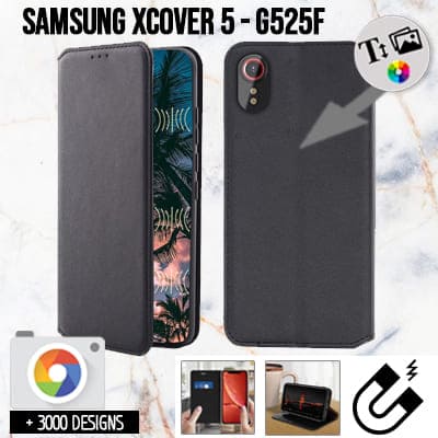 Housse portefeuille personnalisée Samsung Galaxy XCover 5
