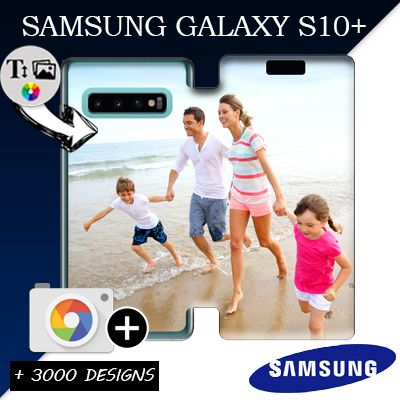 Housse portefeuille personnalisée Samsung Galaxy S10+