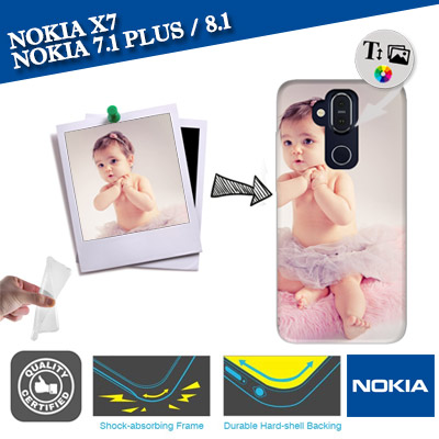 Silicone personnalisée Nokia 8.1 / Nokia X7 / Nokia 7.1 Plus