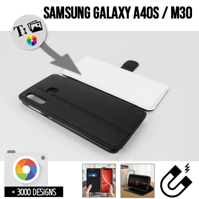 Housse portefeuille personnalisée Samsung Galaxy A40s / Galaxy M30