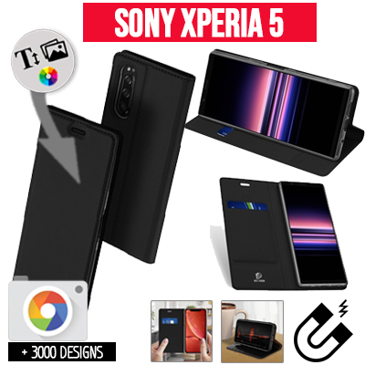 Housse portefeuille personnalisée Sony Xperia 5