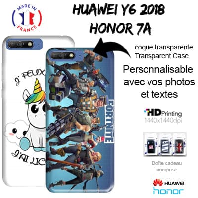 Coque personnalisée Huawei Y6 2018 / Honor 7A / Y6 Prime 2018
