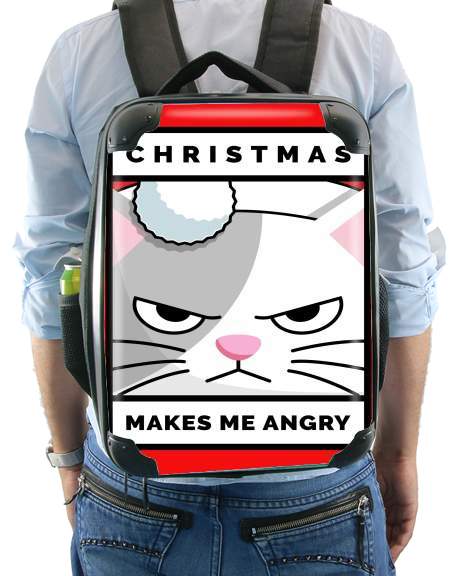 Sac Christmas makes me Angry cat