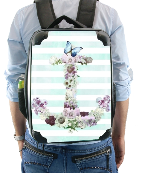 Sac Floral Anchor in mint
