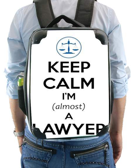 Sac Keep calm i am almost a lawyer cadeau étudiant en droit