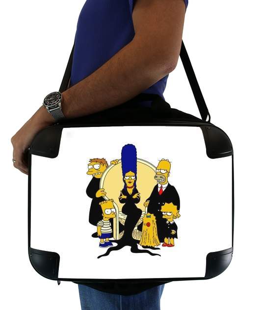 Sacoche Famille Adams x Simpsons