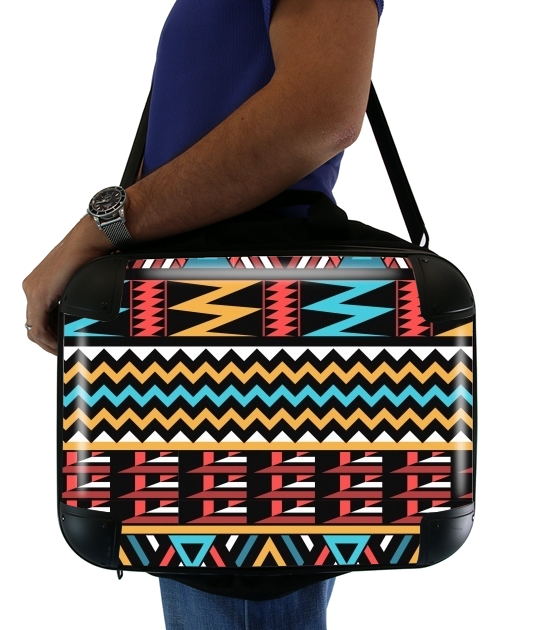 Sacoche aztec pattern red Tribal