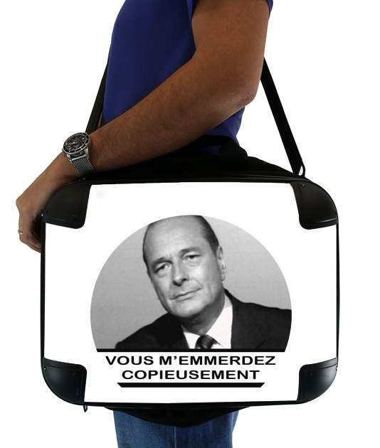 Sacoche Chirac Vous memmerdez copieusement