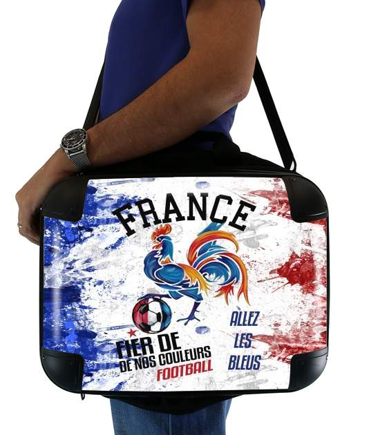 Sacoche France Football Coq Sportif Fier de nos couleurs Allez les bleus