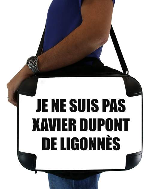 Sacoche Je ne suis pas Xavier Dupont De Ligonnes - Nom du criminel modifiable