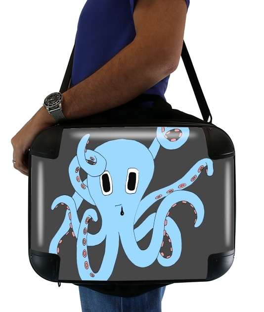 Sacoche octopus Blue cartoon