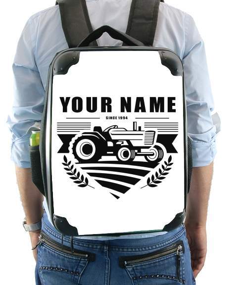 Sac Tracteur Logo personnalisable prénom date de naissance