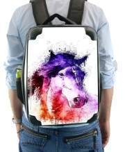 backpack watercolor horse