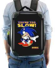backpack You're Too Slow - Sonic