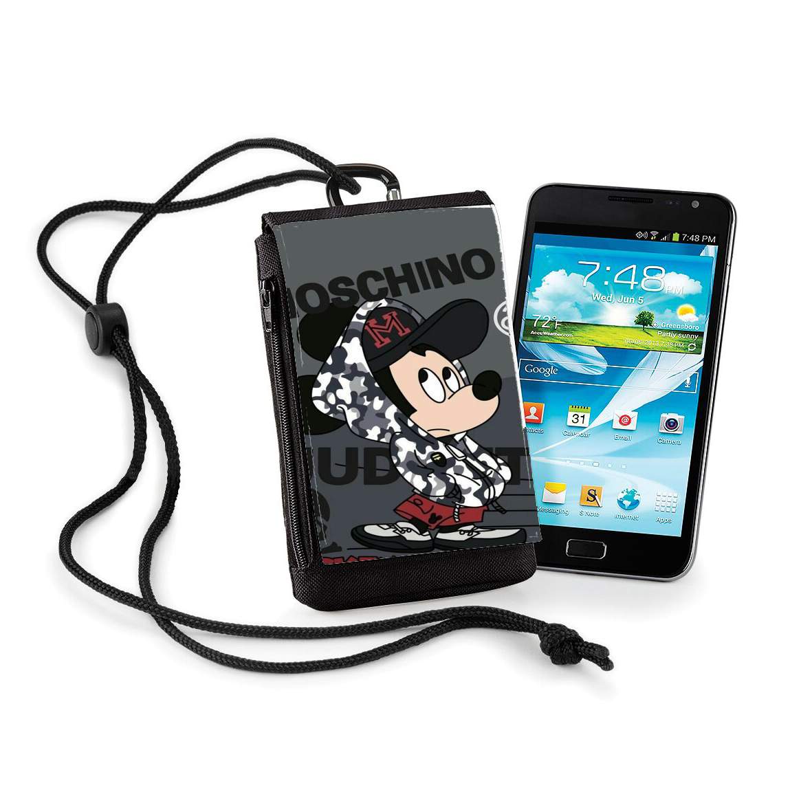 Pochette Mouse Moschino Gangster
