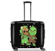 valise-ordinateur-roulette Baby Groot and Grinch Christmas