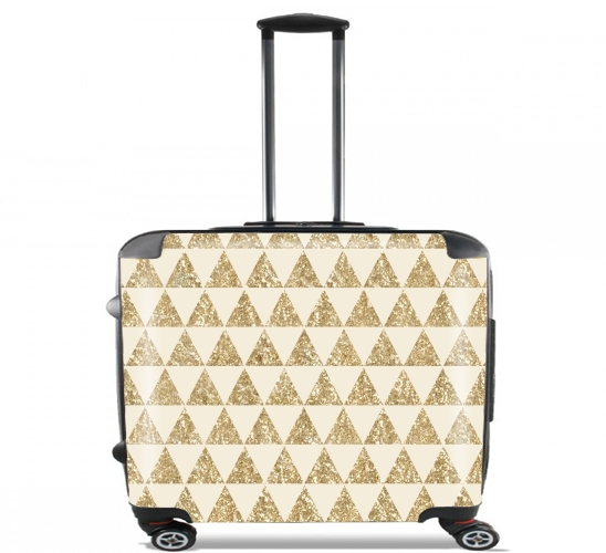 Valise Glitter Triangles in Gold