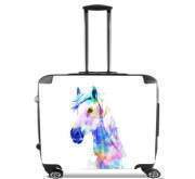 valise-ordinateur-roulette watercolor horse
