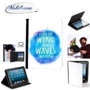 pochette SAMSUNG GALAXY TAB A6 10'' avec clip ceinture Chrétienne - Even the wind and waves Obey him Matthew 8v27