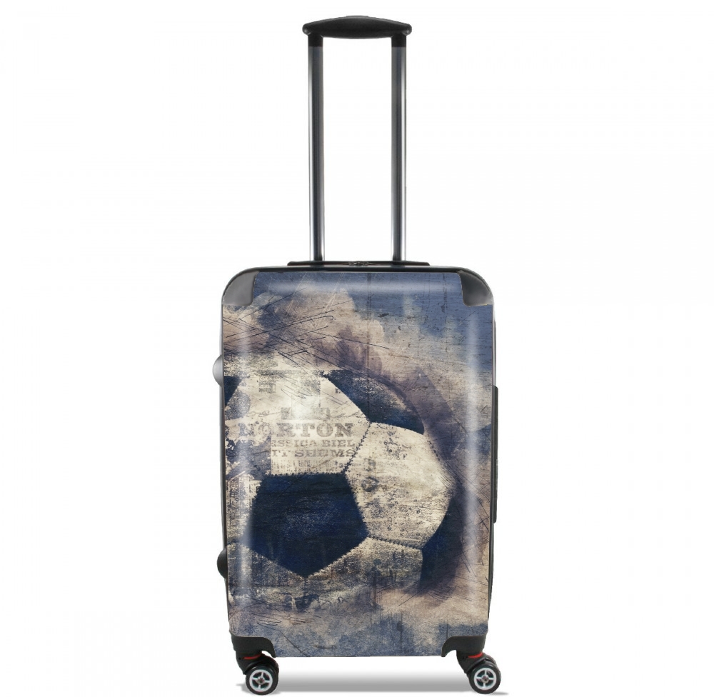 Valise Abstract Blue Grunge Soccer