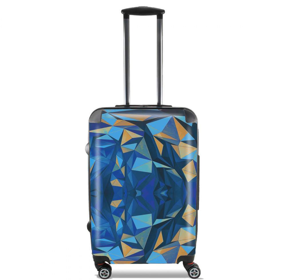 Valise Blue Triangles