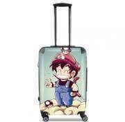 valise-format-cabine Goku-mario Bleu