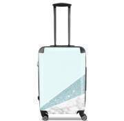 Valise format cabine Initiale Marble and Glitter Blue