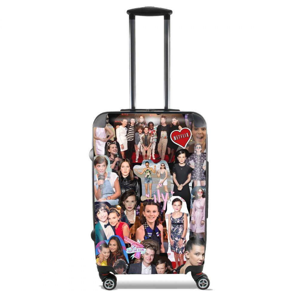 Valise Millie Bobby Brown collage