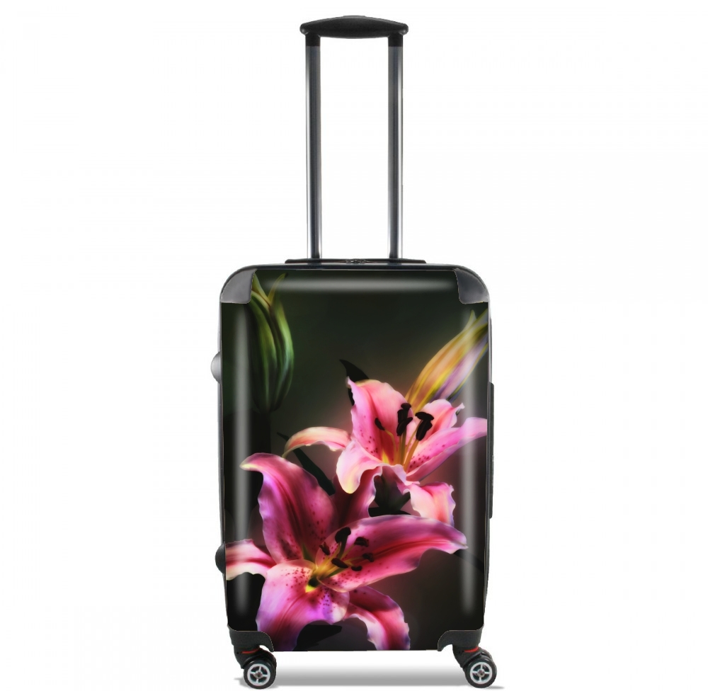 Valise Painting Pink Stargazer Lily