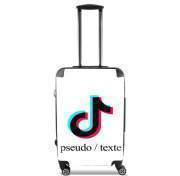 valise-format-cabine Tiktok personnalisable avec pseudo / texte